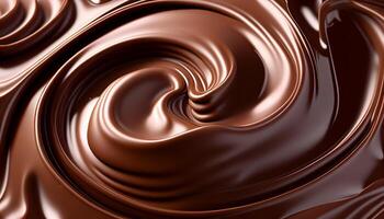 A closeup of encounter with tempting chocolate, photo