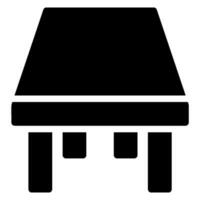 table glyph icon vector