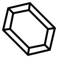 gem line icon vector