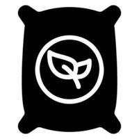 fertilizer glyph icon vector