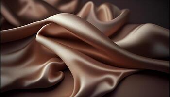 A closeup of elegant silk smooth fabric texture background, photo