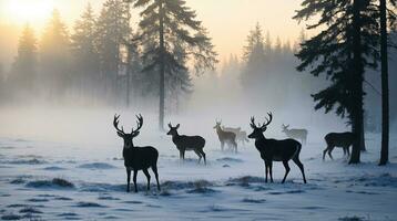 Deer Winter Stock Photos, Images and Backgrounds for Free Download