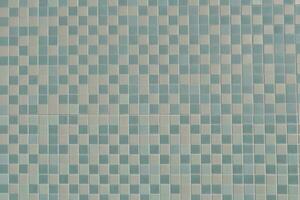 Tile background. Abstract block pattern. Bath texture. Square tiles. Multi colored. Flat lay background. photo