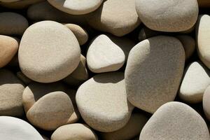 Sea pebble. sea stones background photo