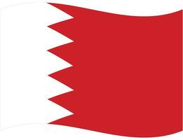 Flag of Bahrain. Bahrain flag wave. Bahrain flag vector