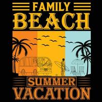 beach t-shirt design vector elements