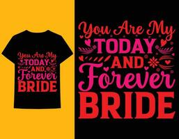 bride groom t-shirt design vector elements