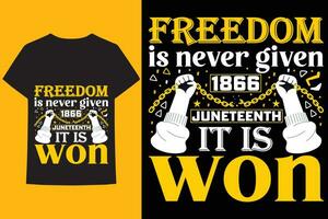 juneteenth day t-shirt design vector elements