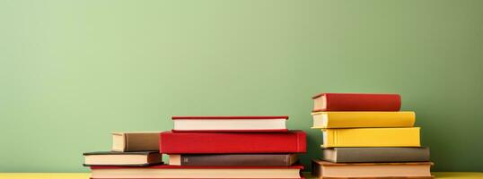 Books educational background photo