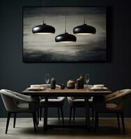 Modern dinning room interior photo