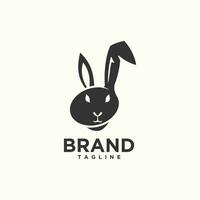 Combination design of a face Rabbit and music note symbol vector