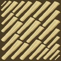 Yam fried chips vector illustration for graphic design and decorative element