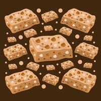 Butterscotch vector illustration for graphic design and decorative element