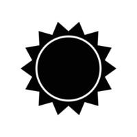 sun icon vector design template simple and modern