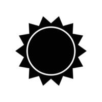 sun icon vector design template simple and modern