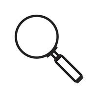 magnifying glass icon design vector template