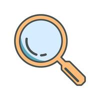 magnifying glass icon design vector template