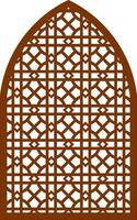 Simple Vector Pattern for Laser Cutting, Decoration, and Ornament. Metal design, wood carving, vector