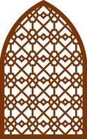 Simple Vector Pattern for Laser Cutting, Decoration, and Ornament. Metal design, wood carving, vector