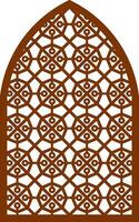 Simple Vector Pattern for Laser Cutting, Decoration, and Ornament. Metal design, wood carving, vector