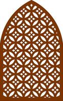 Simple Vector Pattern for Laser Cutting, Decoration, and Ornament. Metal design, wood carving, vector