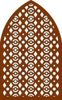 Simple Vector Pattern for Laser Cutting, Decoration, and Ornament. Metal design, wood carving, vector