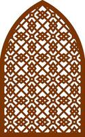 Simple Vector Pattern for Laser Cutting, Decoration, and Ornament. Metal design, wood carving, vector