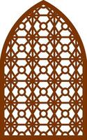 Simple Vector Pattern for Laser Cutting, Decoration, and Ornament. Metal design, wood carving, vector