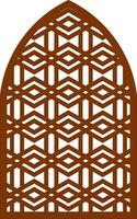 Simple Vector Pattern for Laser Cutting, Decoration, and Ornament. Metal design, wood carving, vector