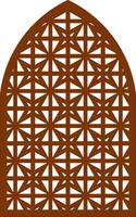 Simple Vector Pattern for Laser Cutting, Decoration, and Ornament. Metal design, wood carving, vector