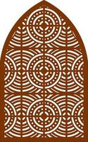 Simple Vector Pattern for Laser Cutting, Decoration, and Ornament. Metal design, wood carving, vector