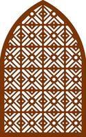 Simple Vector Pattern for Laser Cutting, Decoration, and Ornament. Metal design, wood carving, vector