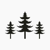 Spruce Icon. Christmas Tree Icon Design. vector