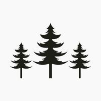 Spruce Icon. Christmas Tree Icon Design. vector