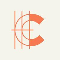 Letter C Architecture Logo Design. Architect and Construction Symbol Vector Template