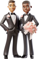 Boda pastel figuritas, novia y novio figuritas, romántico Boda pegatinas casamiento. png