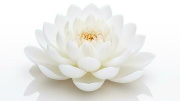 White lotus flower photo