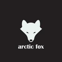 arctic logo in white color vector