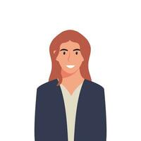 People's faces of woman with happy smiling humans. Avatars. Set of user profiles. Colored flat vector illustration