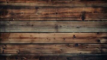 AI Generated Rustic wood texture background template. photo