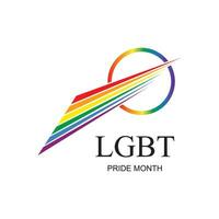 LGBT Pride Month, Celebrated annually. LGBT Human rights and tolerance Illustration vector