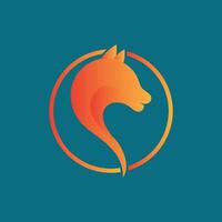 Fox vector illustration icon