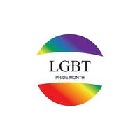 LGBT Pride Month, Celebrated annually. LGBT Human rights and tolerance Illustration vector