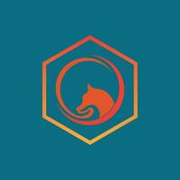 Fox vector illustration icon