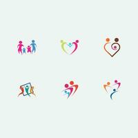 family logo and symbol vector