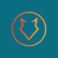 Fox vector illustration icon