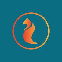 Fox vector illustration icon