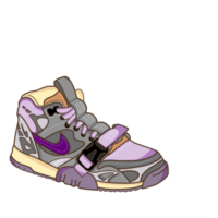 casual style sneaker high png