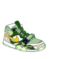 casual style sneaker high png