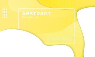 abstract paper cut out background with flow style.  yellow abstract background with dynamic shapes.  ideal for posters, banners, banners, greeting cards, advertisements and more. vector